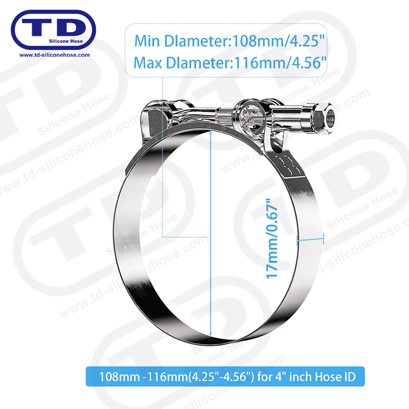 ตัวหนีบท่อซิลิโคน T-Bolt