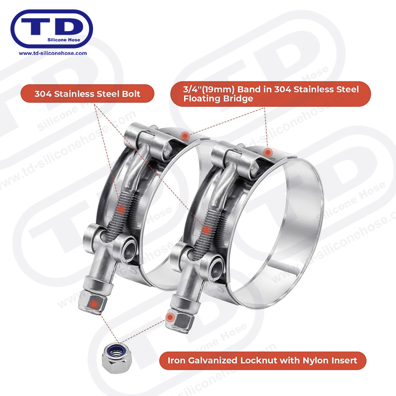 ตัวหนีบท่อซิลิโคน T-Bolt