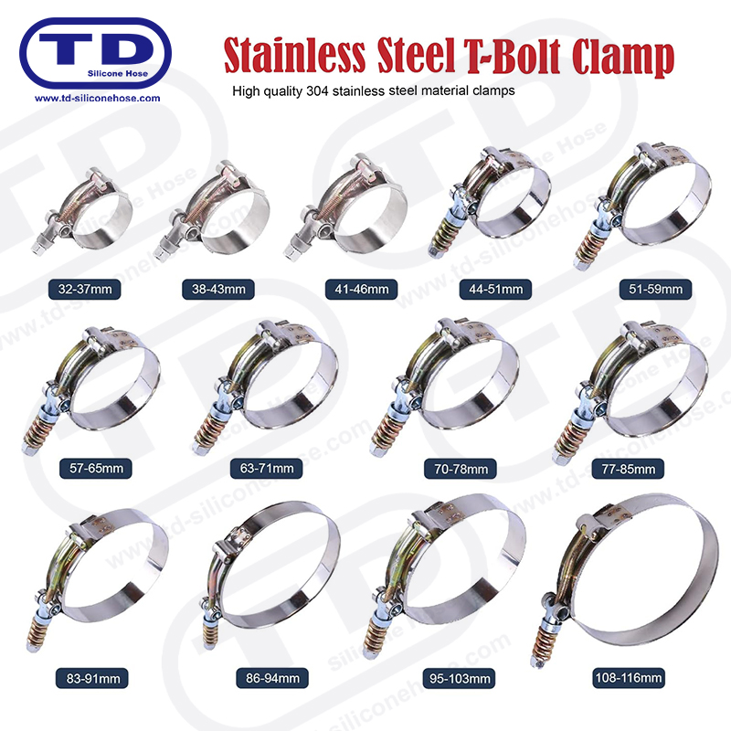 ตัวหนีบท่อซิลิโคน T-Bolt Sin