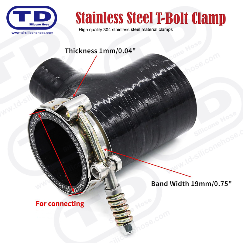 ตัวหนีบท่อซิลิโคน T-Bolt Sin