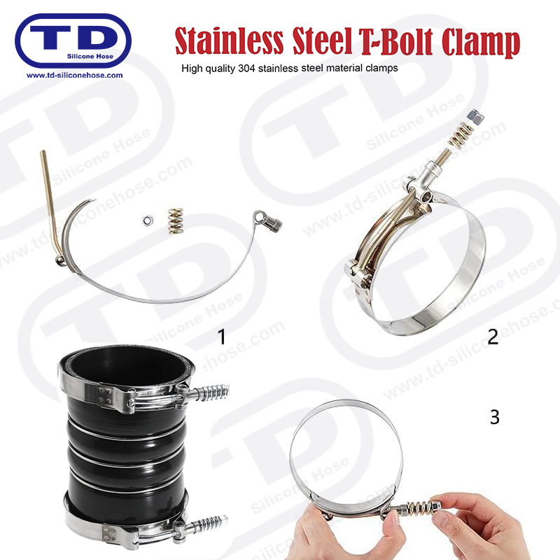 ตัวหนีบท่อซิลิโคน T-Bolt Sin