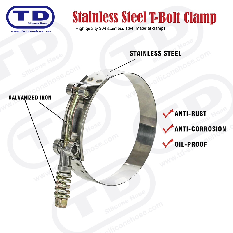 ตัวหนีบท่อซิลิโคน T-Bolt Sin